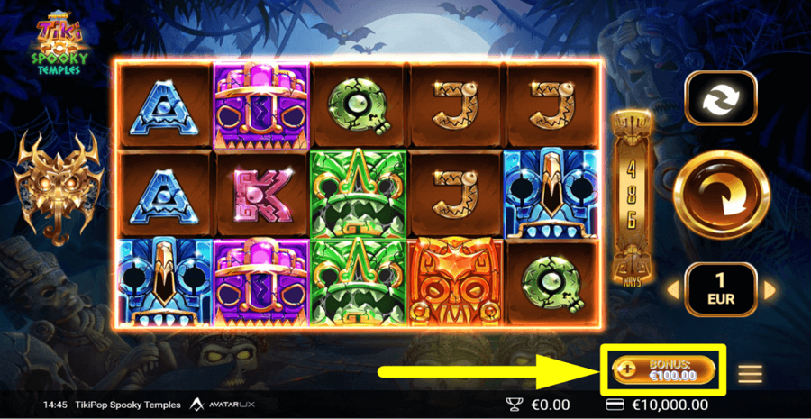 Tikipop Spooky Temples Bonus Feature