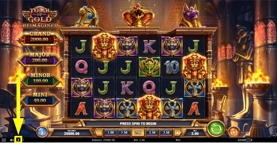 Tomb Of Gold Reimagined Turbo Feature