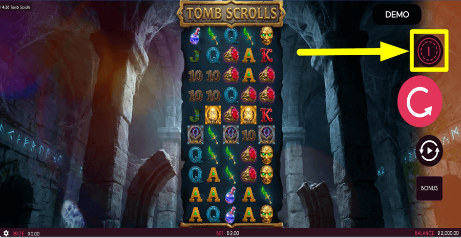 Tomb Scrolls Bet Value