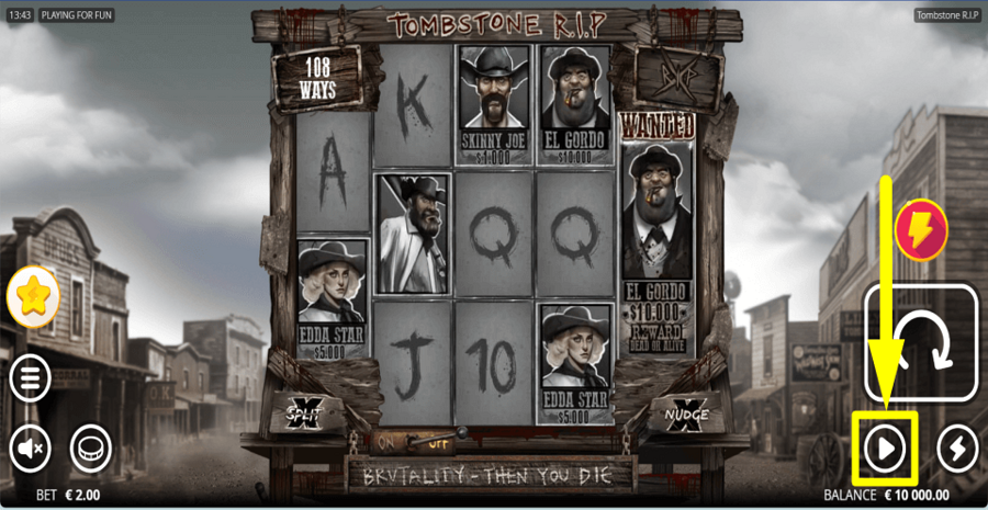 Tombstone Rip Autoplay Feature