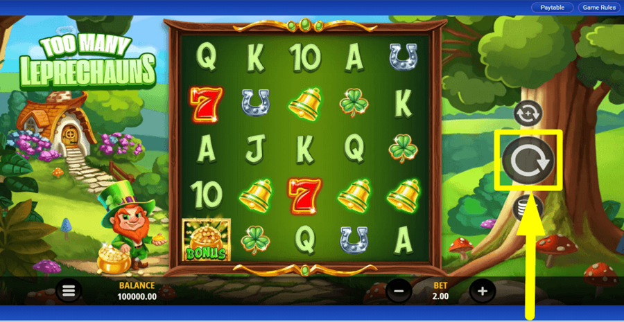Too Many Leprechauns Spin Button