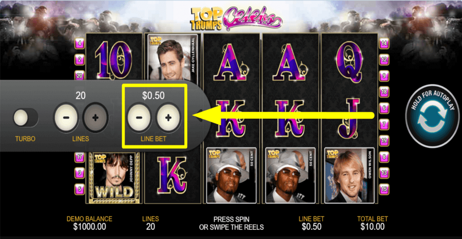 Top Trumps Celebs Bet Value