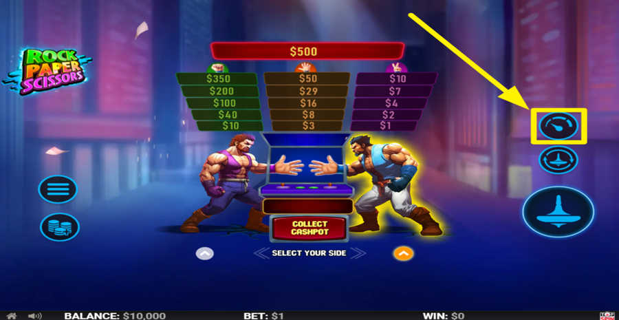 Topspin Games Rock Paper Scissors Turbo