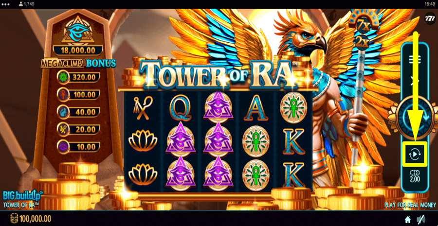 Tower Of Ra Autoplay Feature