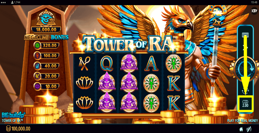 Tower Of Ra Bet Value