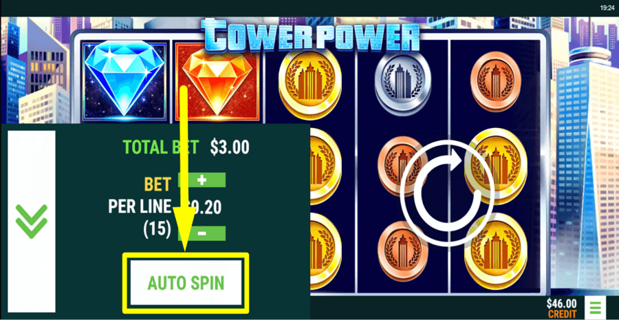 Tower Power Autoplay Feature
