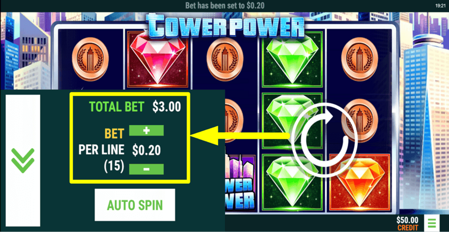Tower Power Bet Value