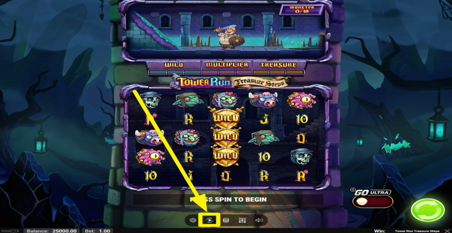 Tower Run Treasure Steps Autoplay