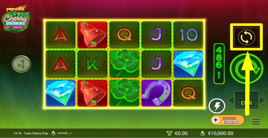 Toxic Cherrypop Autoplay Feature