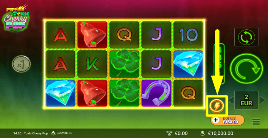 Toxic Cherrypop Turbo Feature