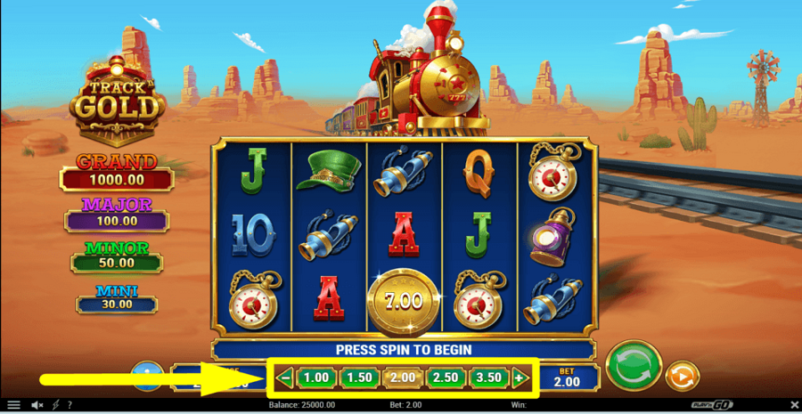 Track N Gold Bet Value