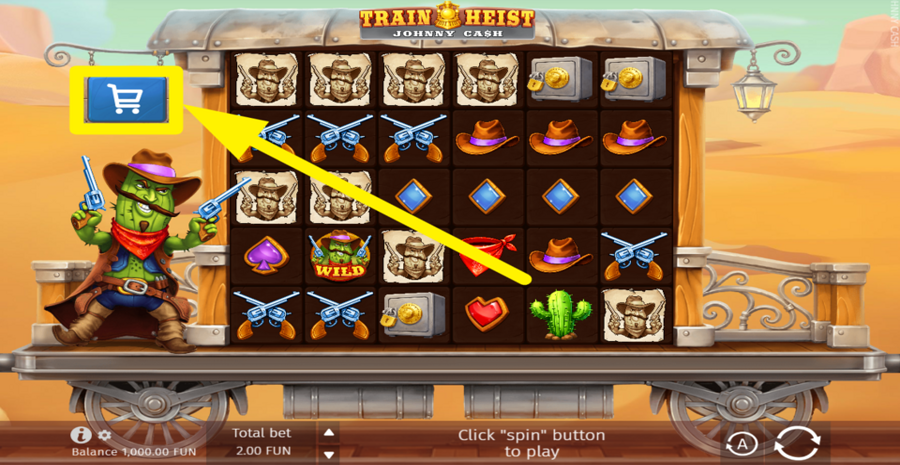 Train Heist Johnny Cash Buy Bonus