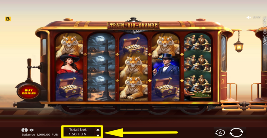 Train To Rio Grande Adjust Bet