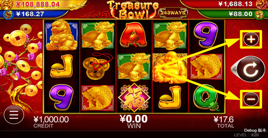 Treasure Bowl Jp Adjust Bet
