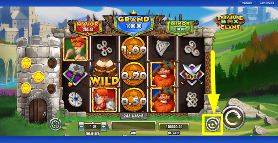 Treasure Box Clans Autoplay Feature