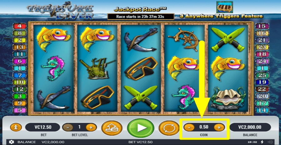 Treasure Diver Coin Value