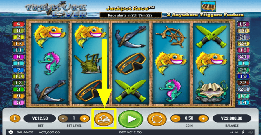 Treasure Diver Max Bet
