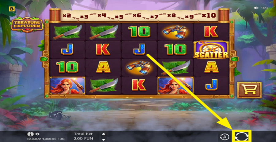 Treasure Explorer Spin