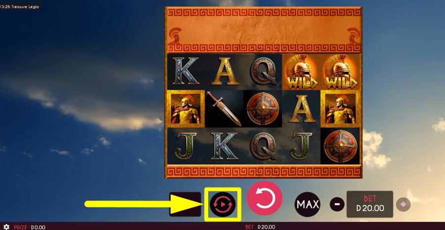 Treasure Legio Autoplay Feature