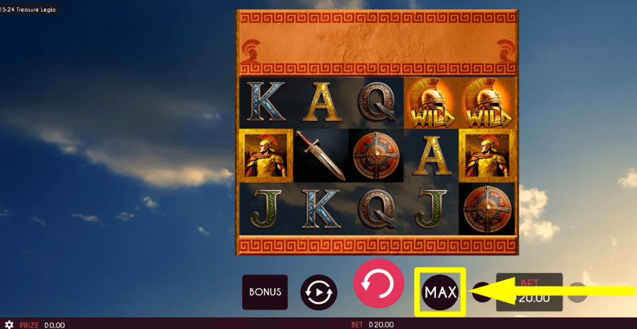 Treasure Legio Max Button