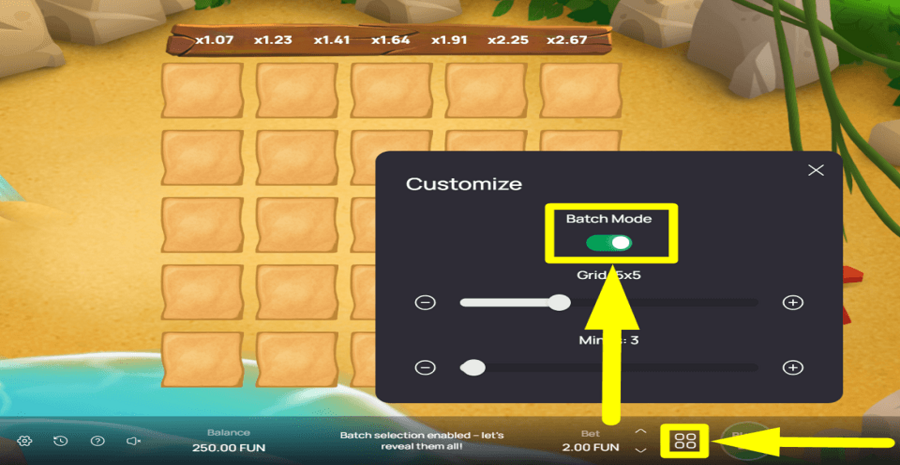 Treasure Map Batch Mode