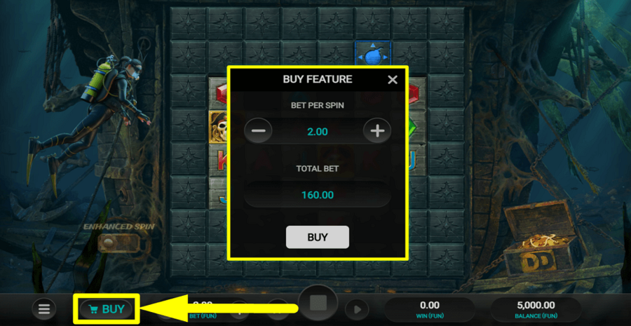 Treasure Tumble Dream Drop Buy Feature