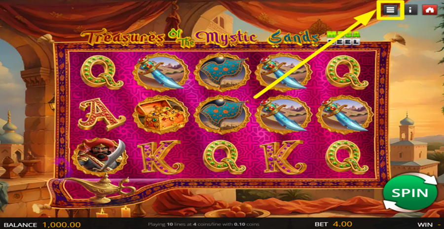 Treasures Of The Mystic Sands Autoplay
