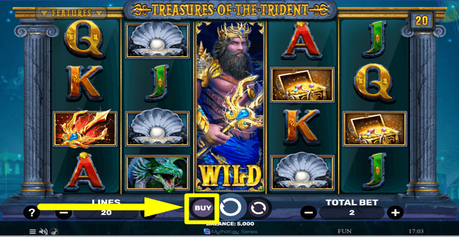 Treasures Of The Trident Buy Feature