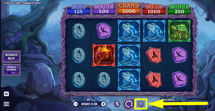 Tree Of Light Fabled Fruits Autoplay Feature