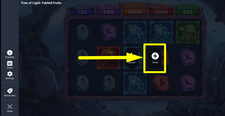 Tree Of Light Fabled Fruits Turbo Feature