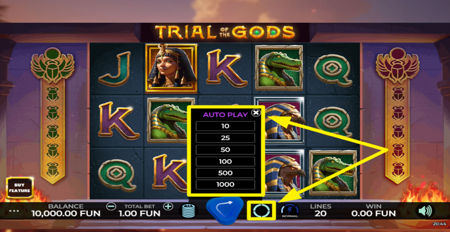 Trial Of The Gods Autoplay