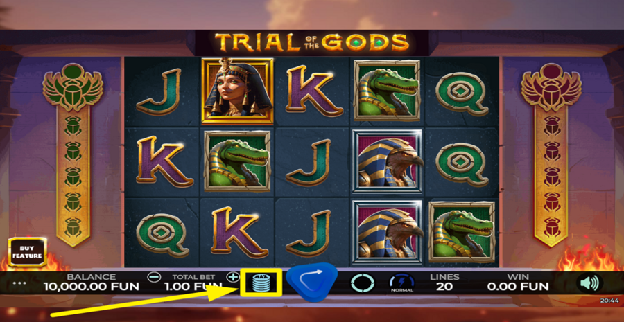 Trial Of The Gods Max Bet