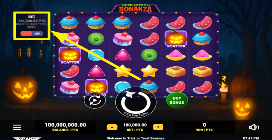 Trick Or Treat Bonanza Boost Bet