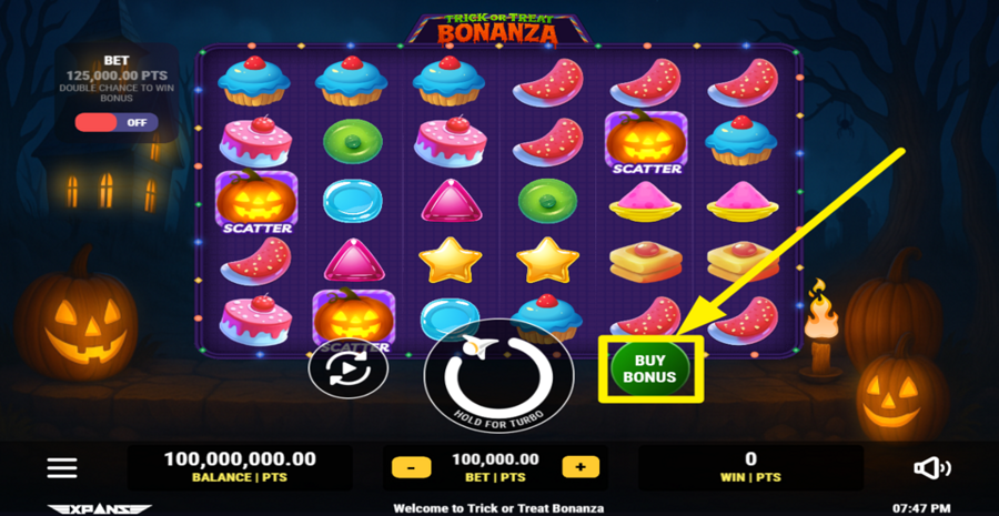Trick Or Treat Bonanza Buy Bonus
