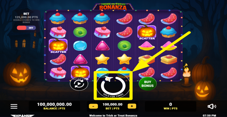 Trick Or Treat Bonanza Spin