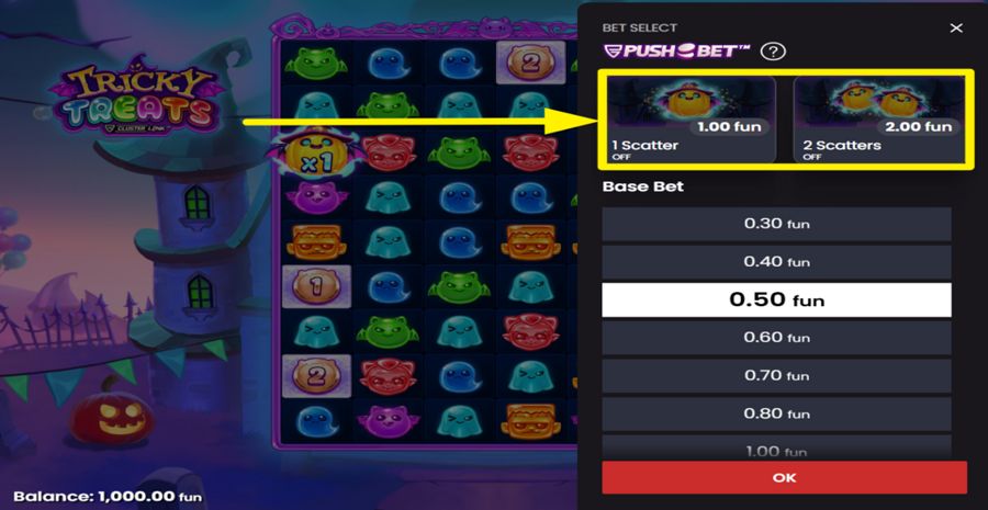 Tricky Treats Push Bet