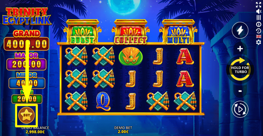 Trinity Egypt Link Buy Feature