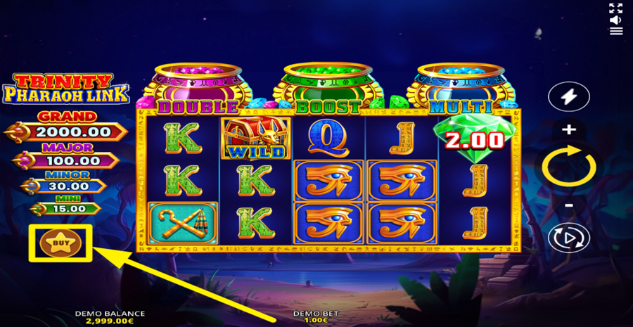 Trinity Pharaoh Link Buy Bonus