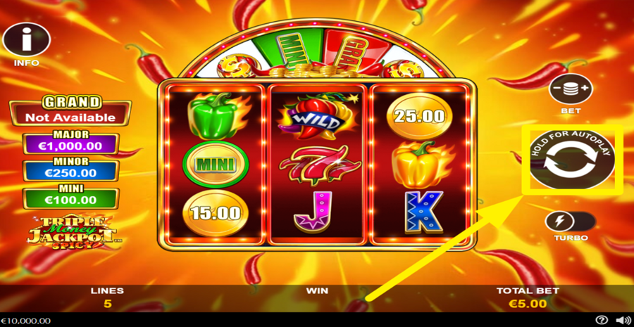 Triple Money Jackpot Spicy Spin