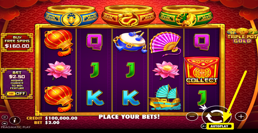 Triple Pot Gold Autoplay