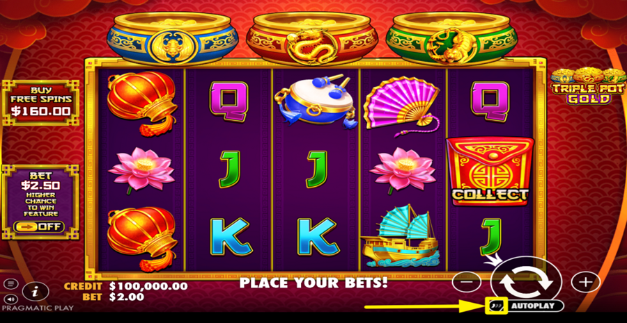 Triple Pot Gold Turbo