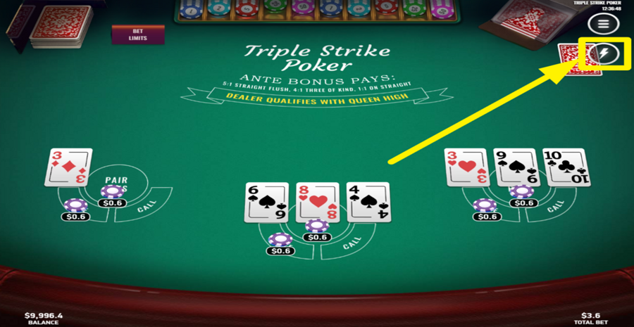 Triple Strike Poker Turbo