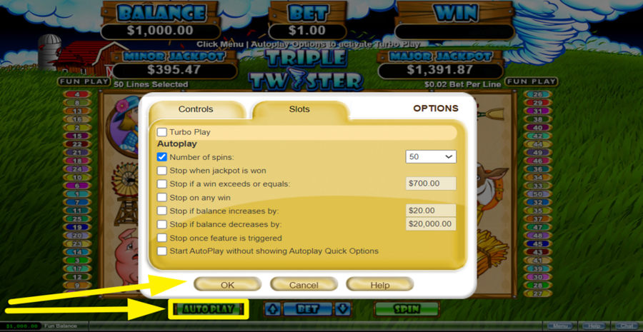 Triple Twister Autoplay