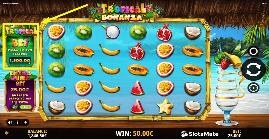 Tropical Bonanza Buy Bonus