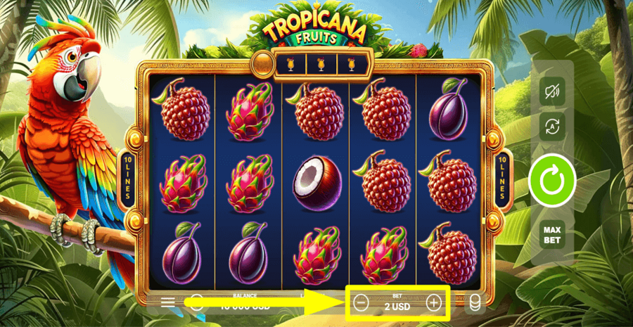 Tropicana Fruits Bet Value