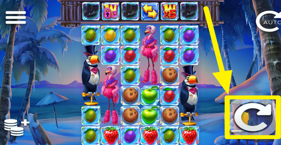 Tropicool Spin Button