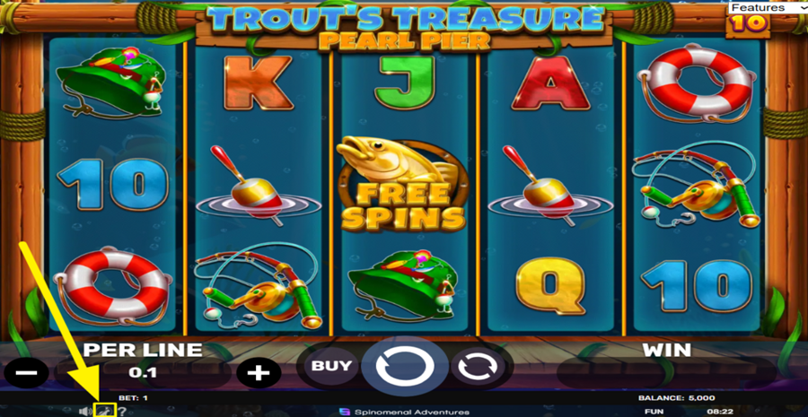 Trouts Treasure Pearl Pier Turbo