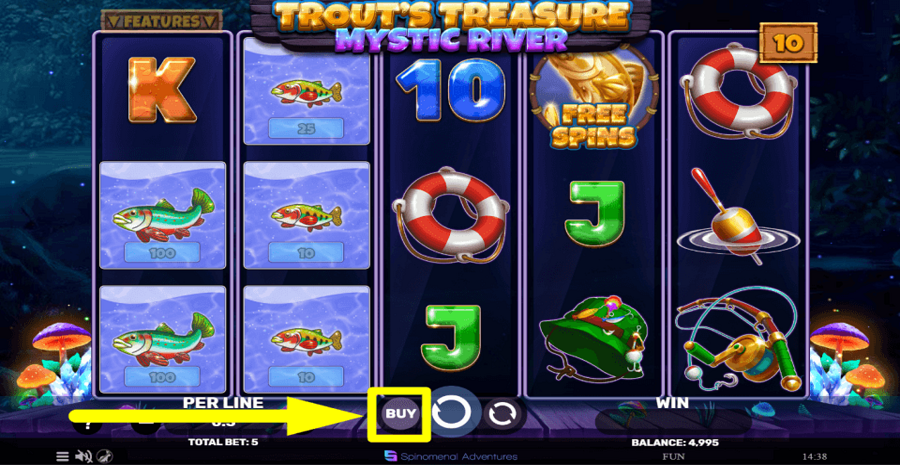 Trouts Treasures Mystic River Buy Feature