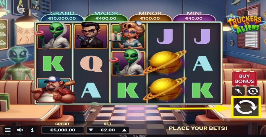 Truckers Vs Aliens Spin