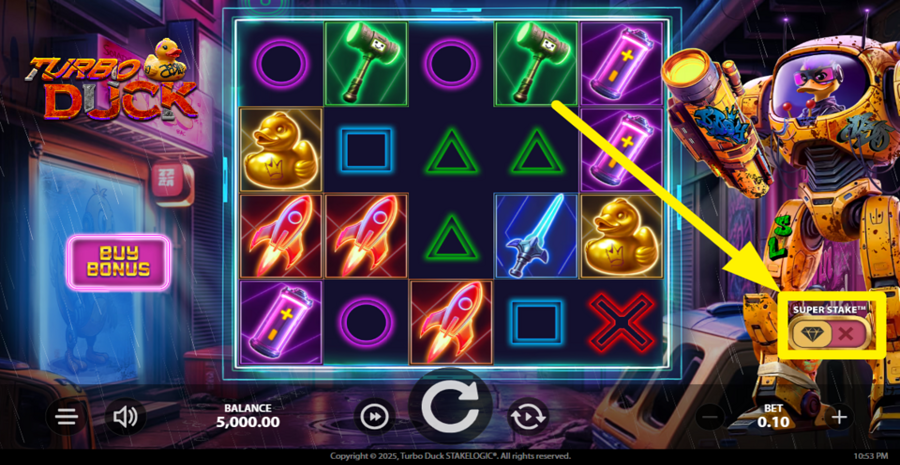Turbo Duck Super Stake